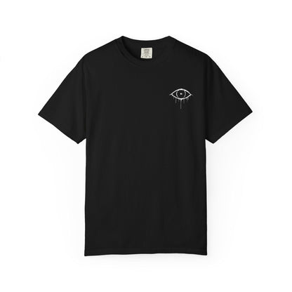 Liorra Women's Japanese-Inspired Creepy Doll Graphic T-Shirt - Relaxed Fit Short-Sleeve Cotton Top