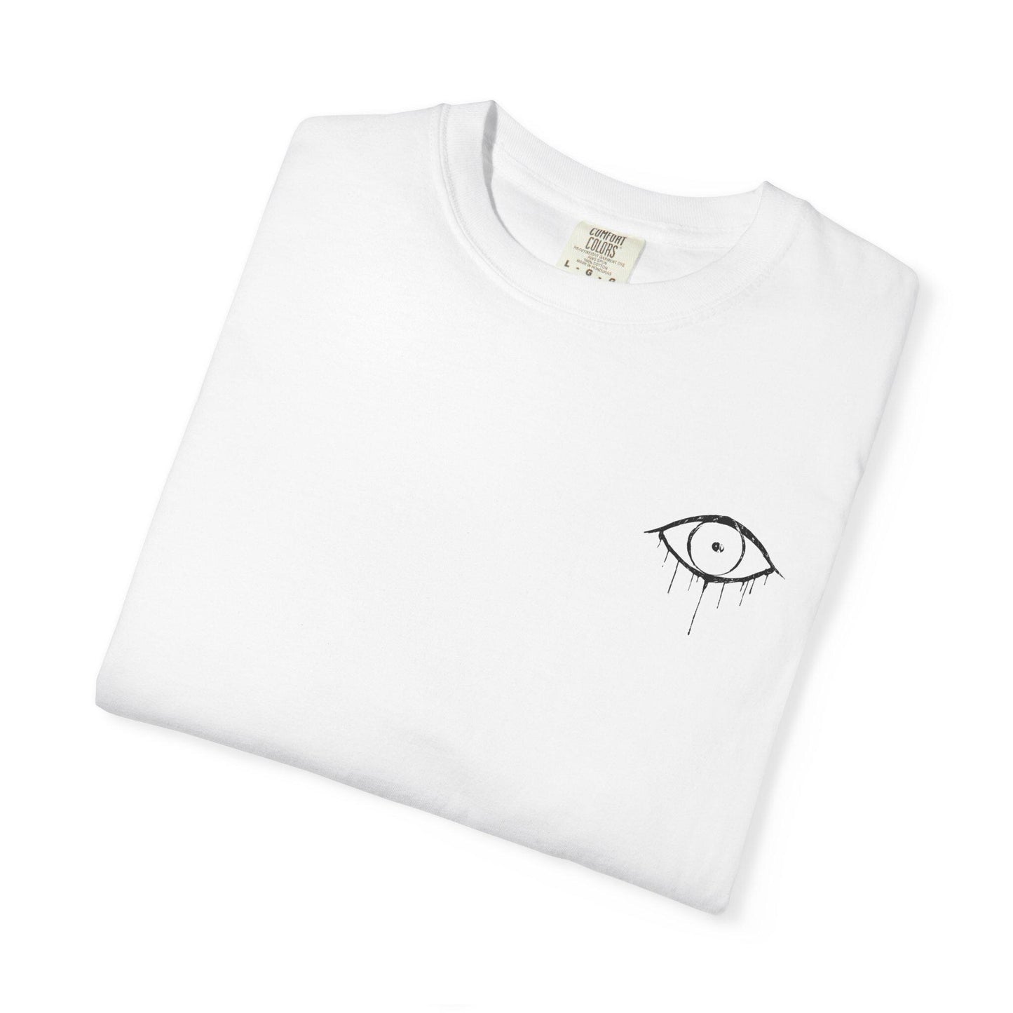 Liorra Women's Japanese-Inspired Creepy Doll Graphic T-Shirt - Relaxed Fit Short-Sleeve Cotton Top